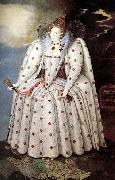 Marcus Gheeraerts Portrait of Queen Elisabeth I oil painting